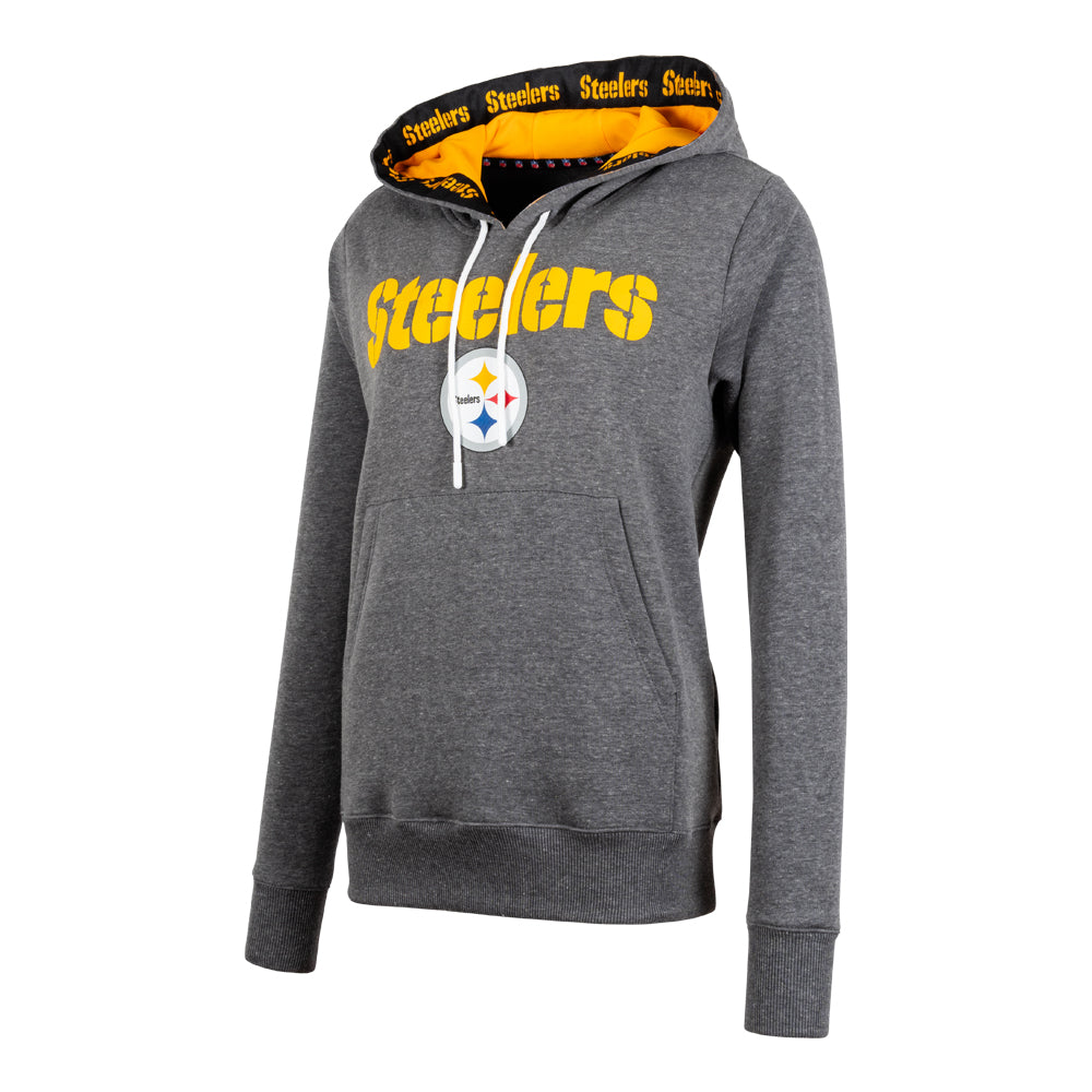 NFL Sudadera Hoodie Pittsburgh Steelers para Dama M