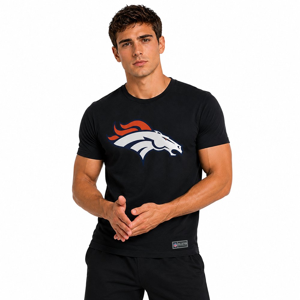 Playera Aficionado Denver Broncos para Hombre negro