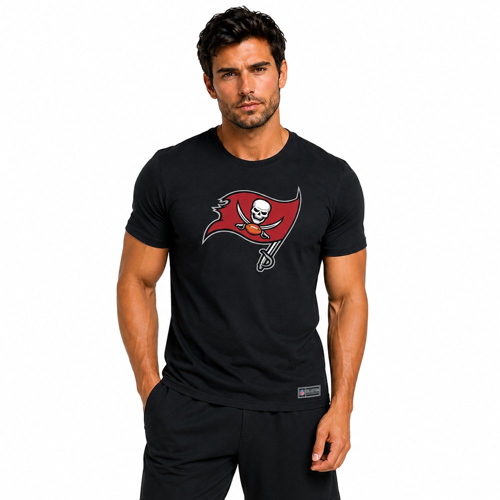 Playera Aficionado Tampa Bay Buccaneers para Hombre negro