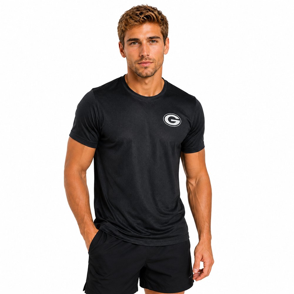 Playera Deportiva Green Bay Packers negro