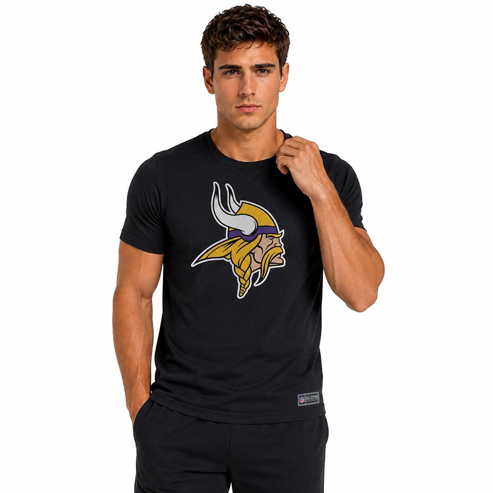 Playera Aficionado Minnesota Vikings para Hombre negro