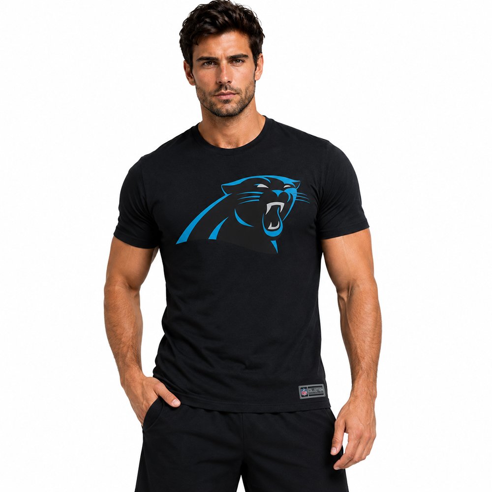 Playera Aficionado Carolina Panthers para Hombre negro