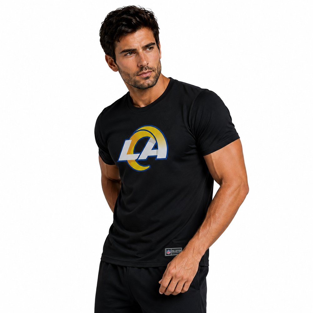 Playera Aficionado Los Angeles Rams para Hombre negro