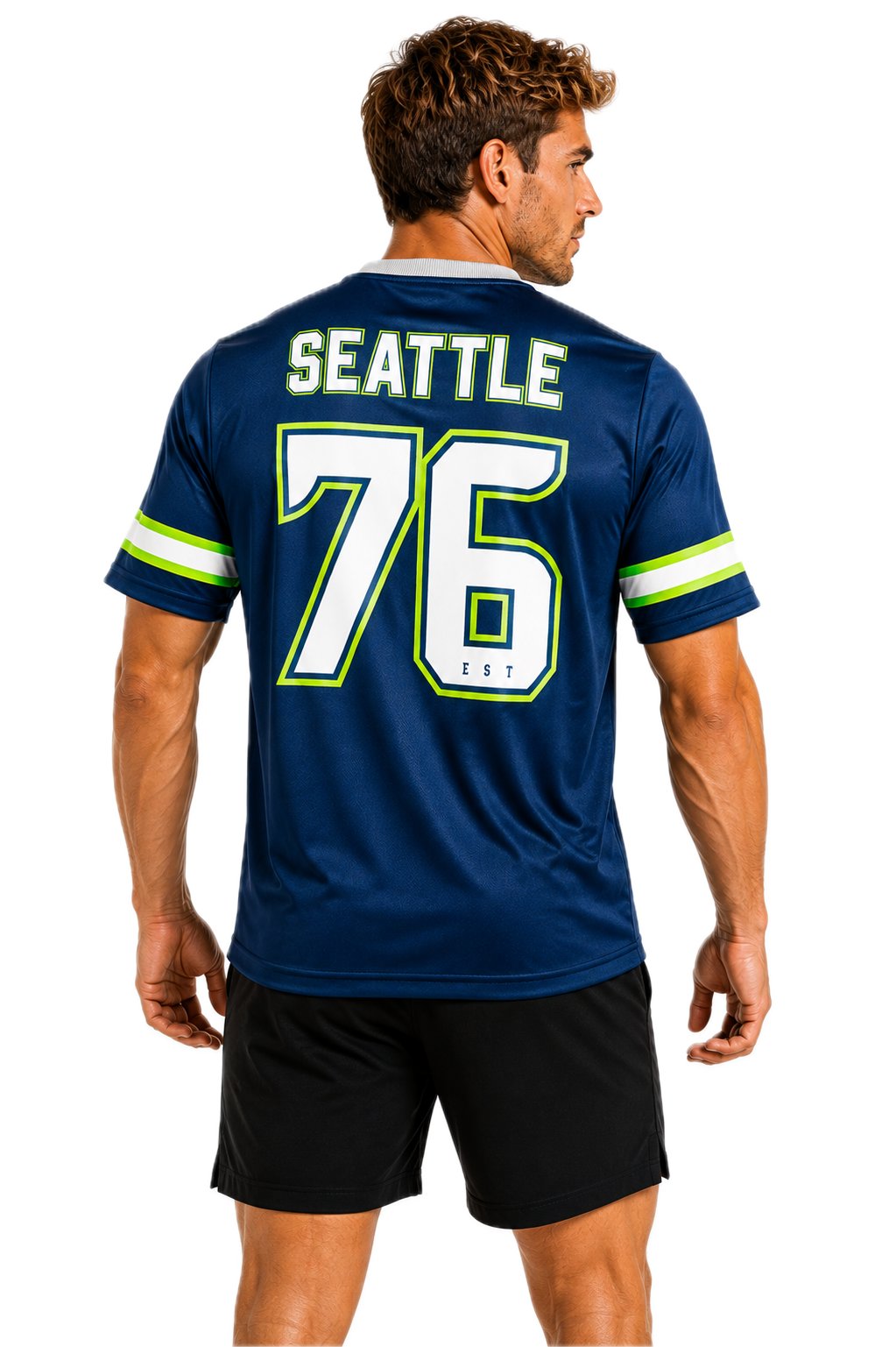 Playera Oficial Seattle Seahawks azul marino