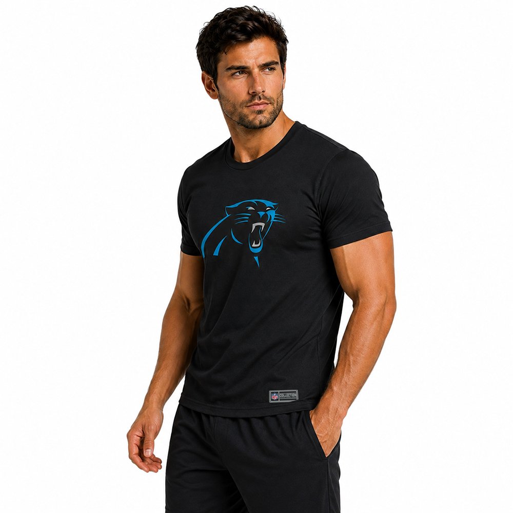Playera Aficionado Carolina Panthers para Hombre negro