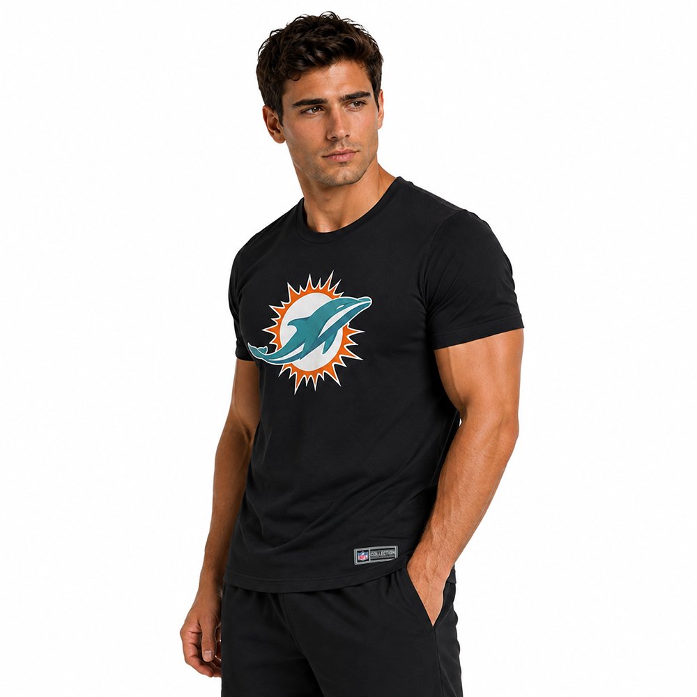 Playera Aficionado Miami Dolphins para Hombre negro