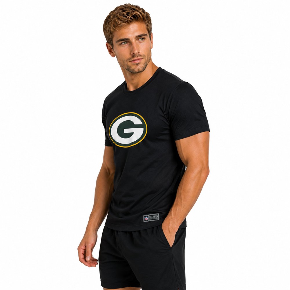 Playera Aficionado Green Bay Packers para Hombre negro