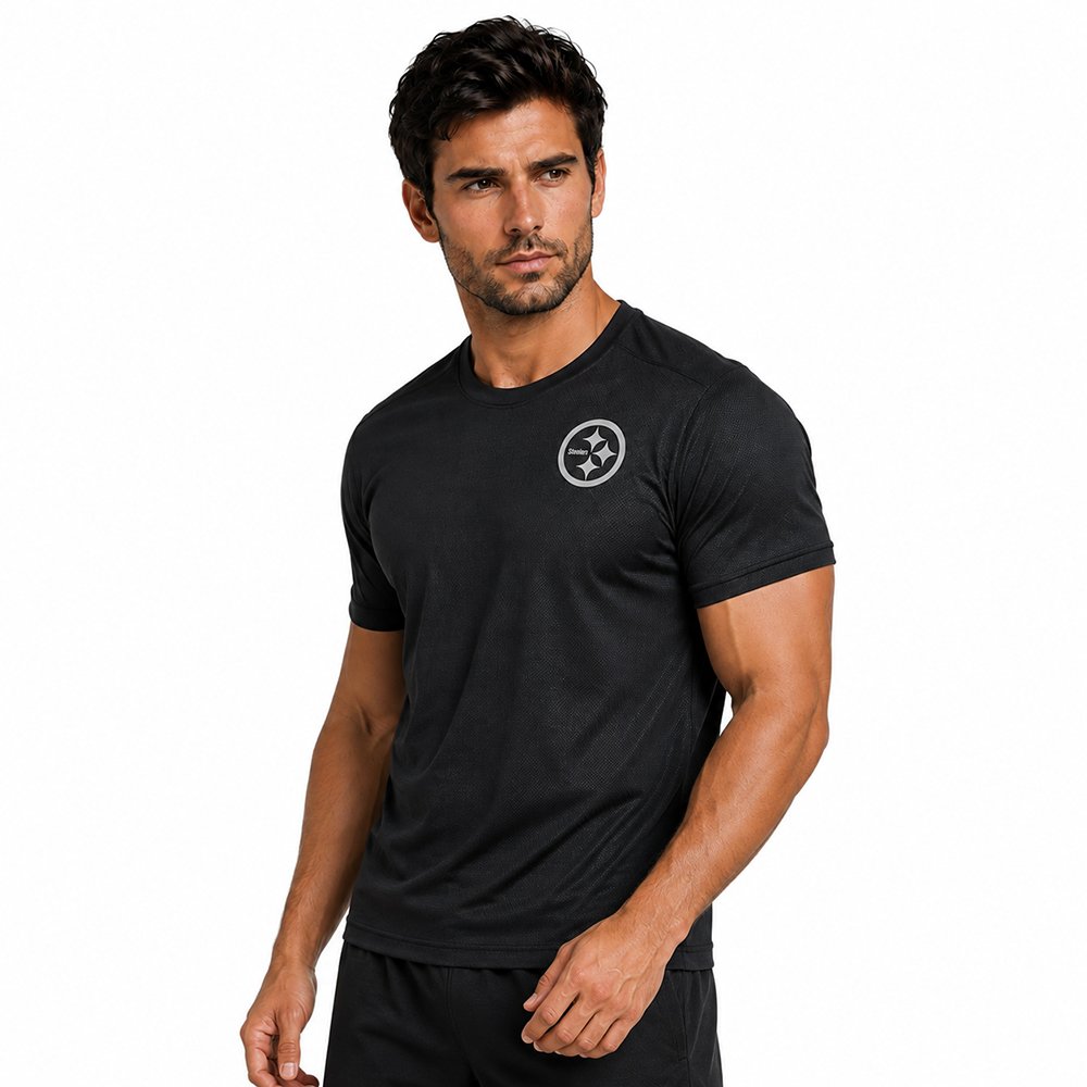 Playera Deportiva Pittsburgh Steelers negro