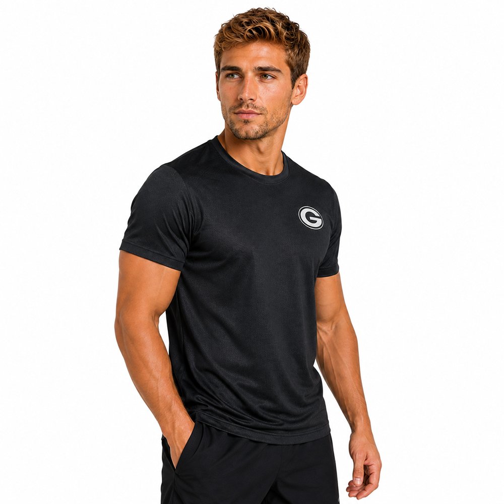 Playera Deportiva Green Bay Packers negro