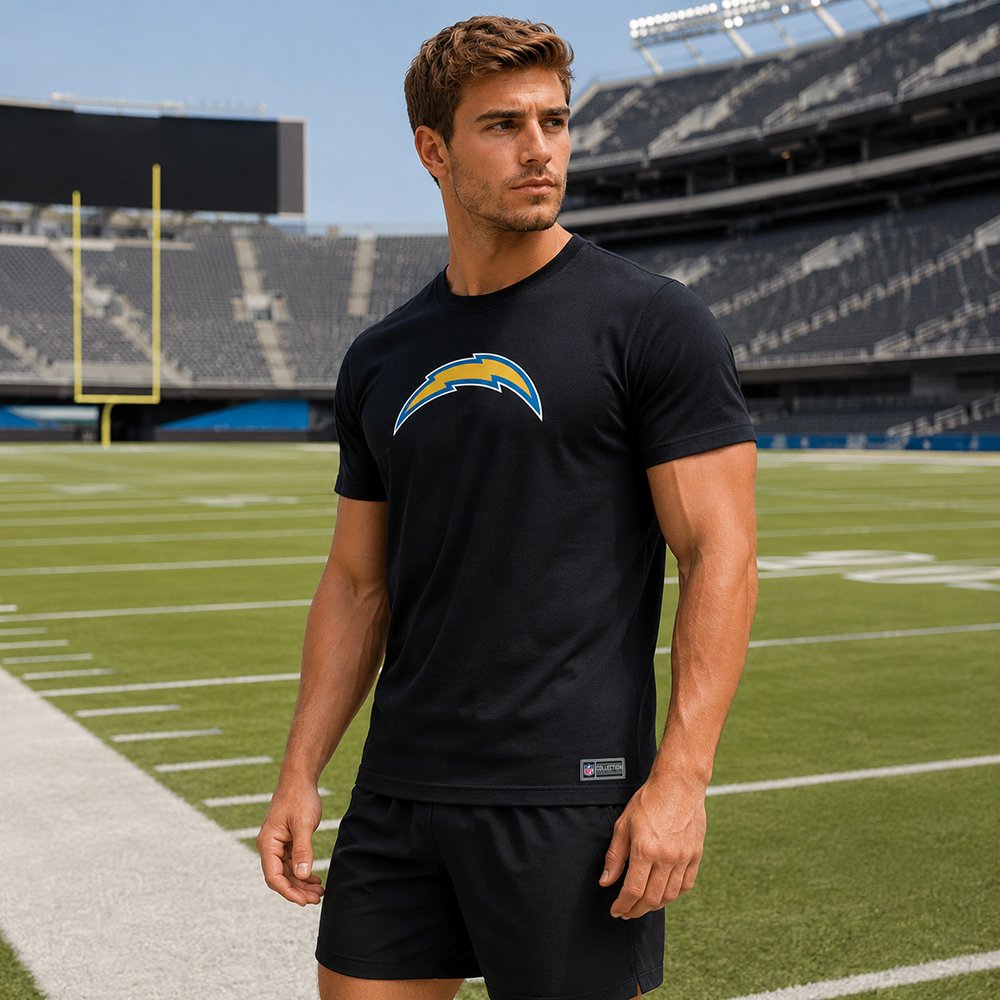 Playera Aficionado Los Angeles Chargers para Hombre negro