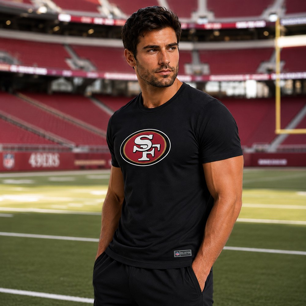 Playera Aficionado San Francisco 49ers para Hombre negro