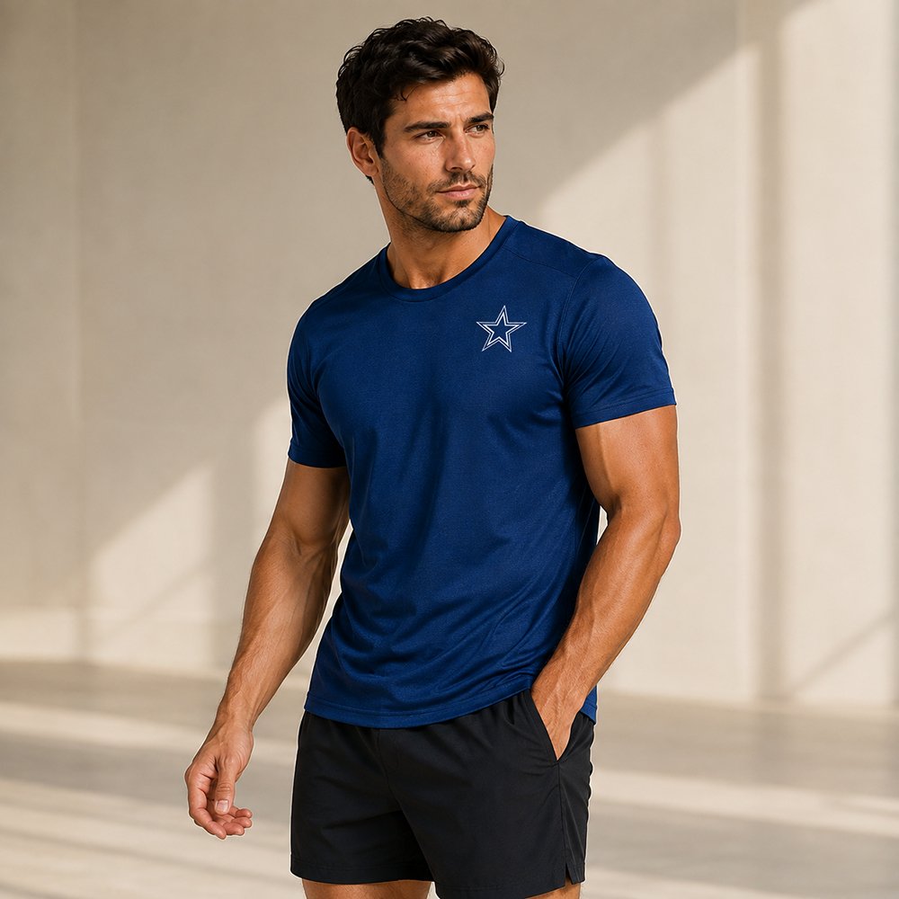 Playera Deportiva Dallas Cowboys azul marino