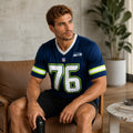 Playera Oficial Seattle Seahawks azul marino