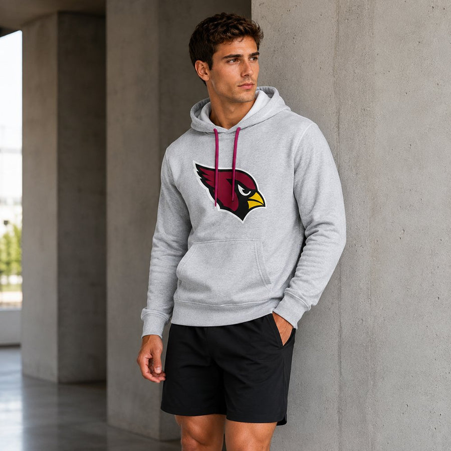 Sudadera Hoodie Arizona Cardinals gris jaspe