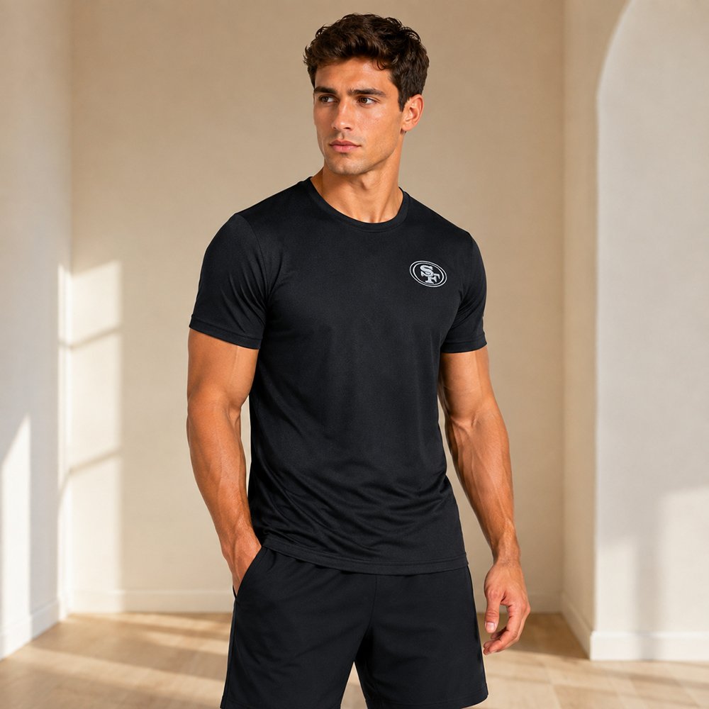 Playera Deportiva San Francisco 49ers negro