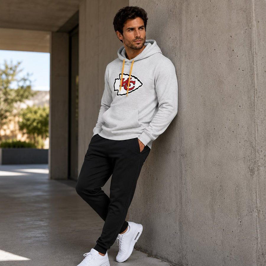Sudadera Hoodie Kansas City Chiefs gris jaspe