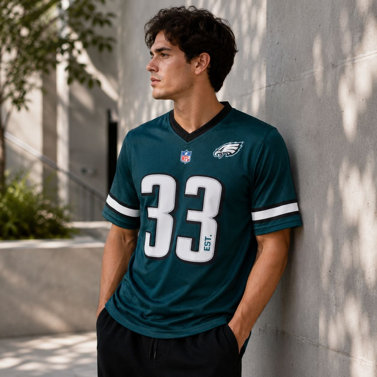 Playera Oficial Philadelphia Eagles verde
