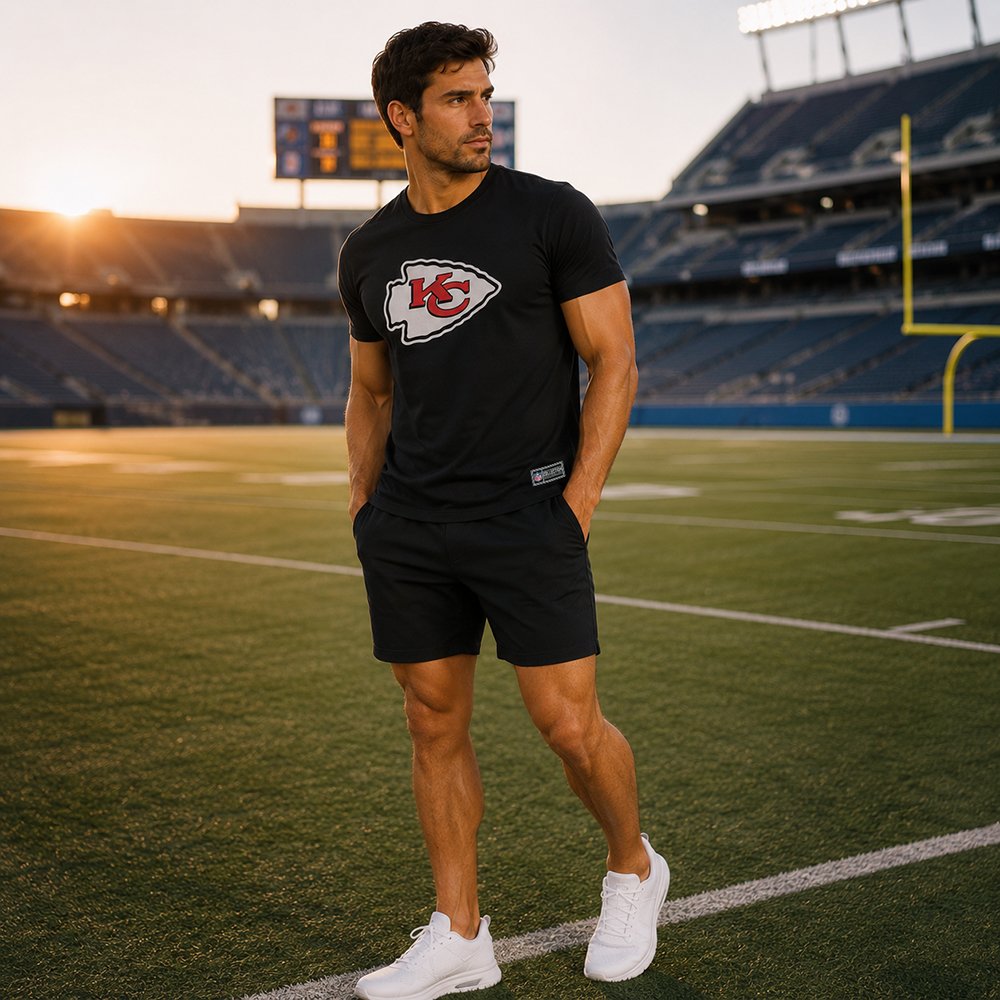 Playera Aficionado Kansas City Chiefs para Hombre negro