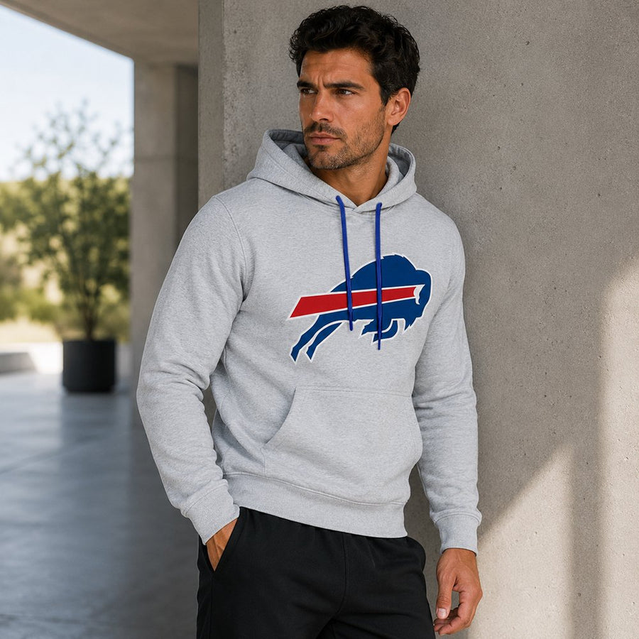 Sudadera Hoodie Buffalo Bills gris jaspe