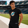Playera Aficionado Miami Dolphins para Hombre negro