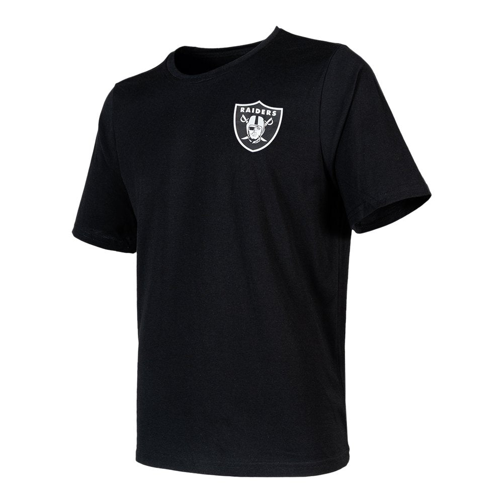 Conjunto Pijama Las Vegas Raiders Short negro y gris