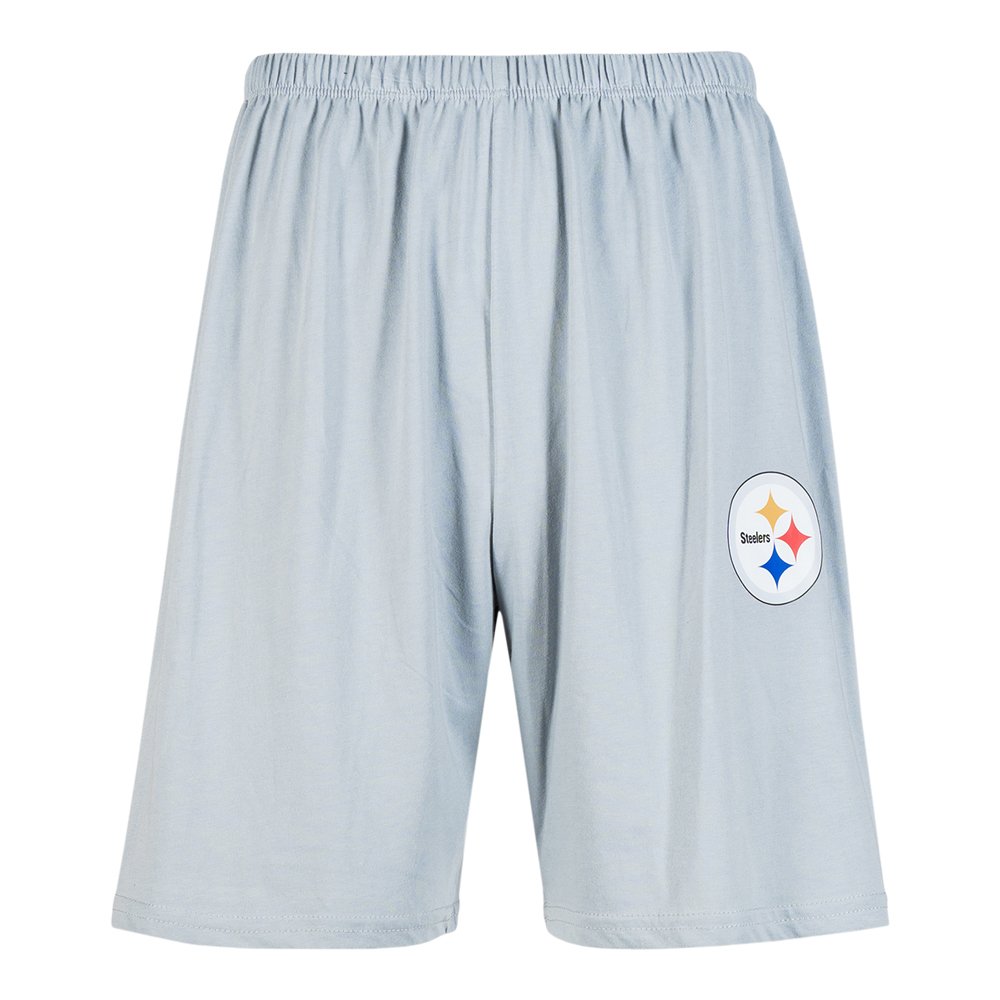 Conjunto Pijama Pittsburgh Steelers Short negro y gris