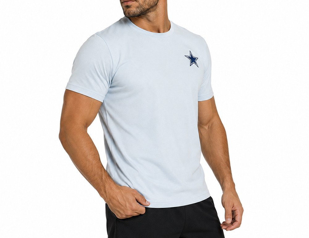 Conjunto Pijama Dallas Cowboys Short gris y azul