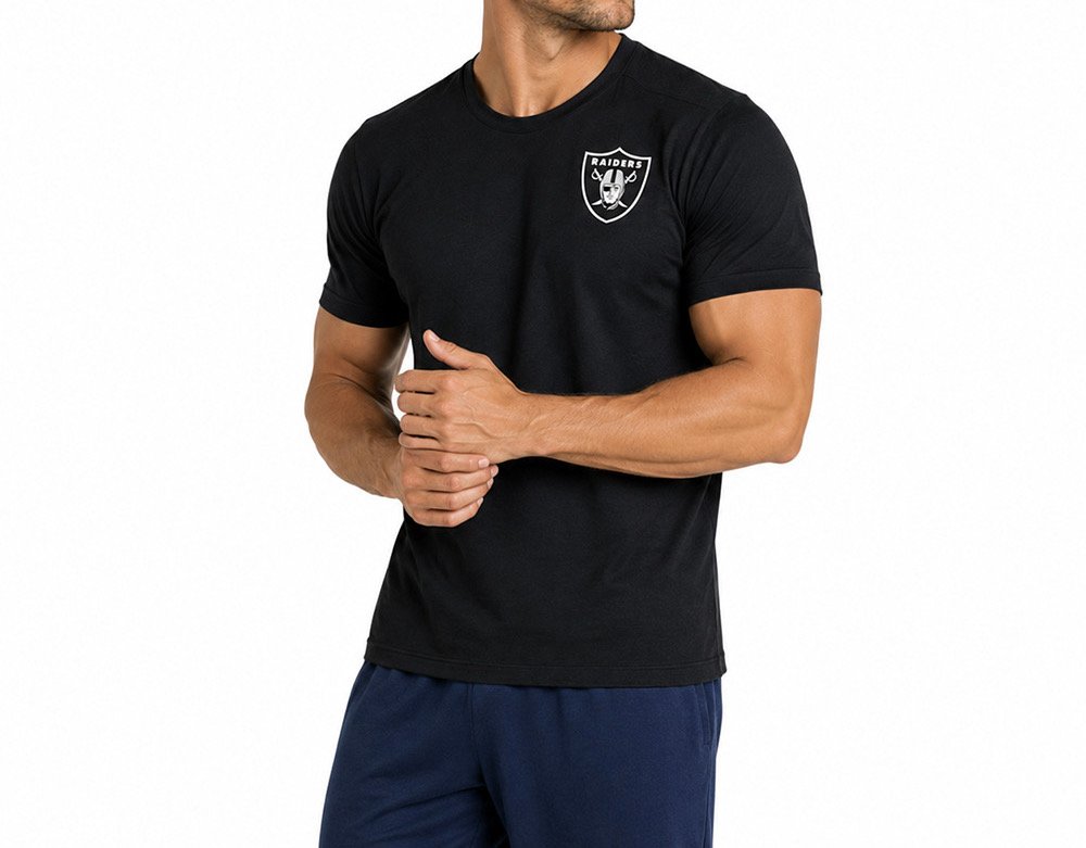 Conjunto Pijama Las Vegas Raiders Pantalón negro y negro