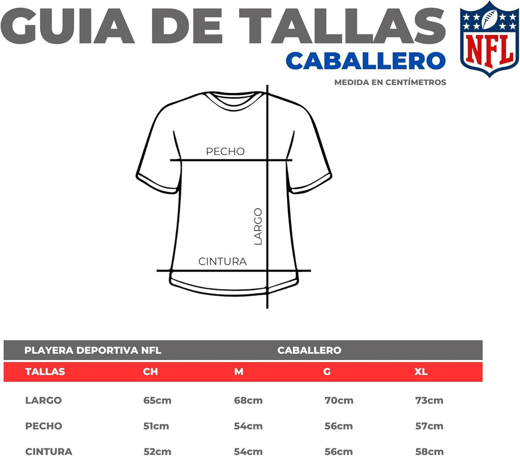 Playera Deportiva Kansas City Chiefs azul marino