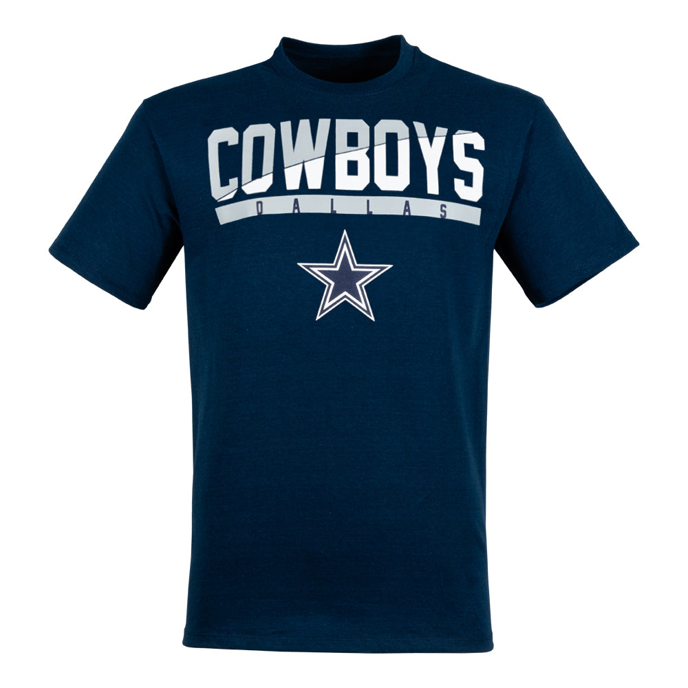 NFL Playera Aficionado Dallas Cowboys Azul Marino para Hombre