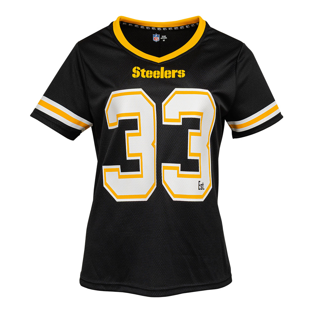 Playera Oficial Pittsburgh Steelers para Mujer negro