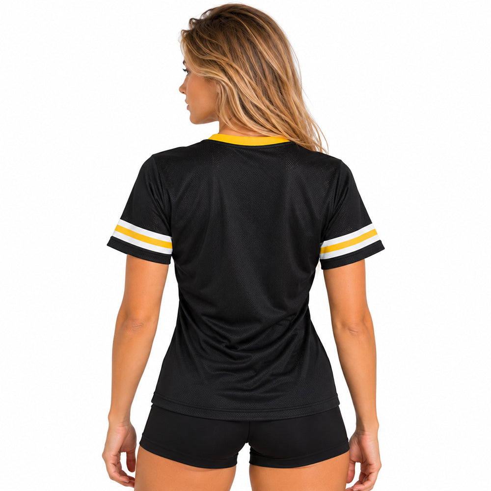Playera Oficial Pittsburgh Steelers para Mujer negro
