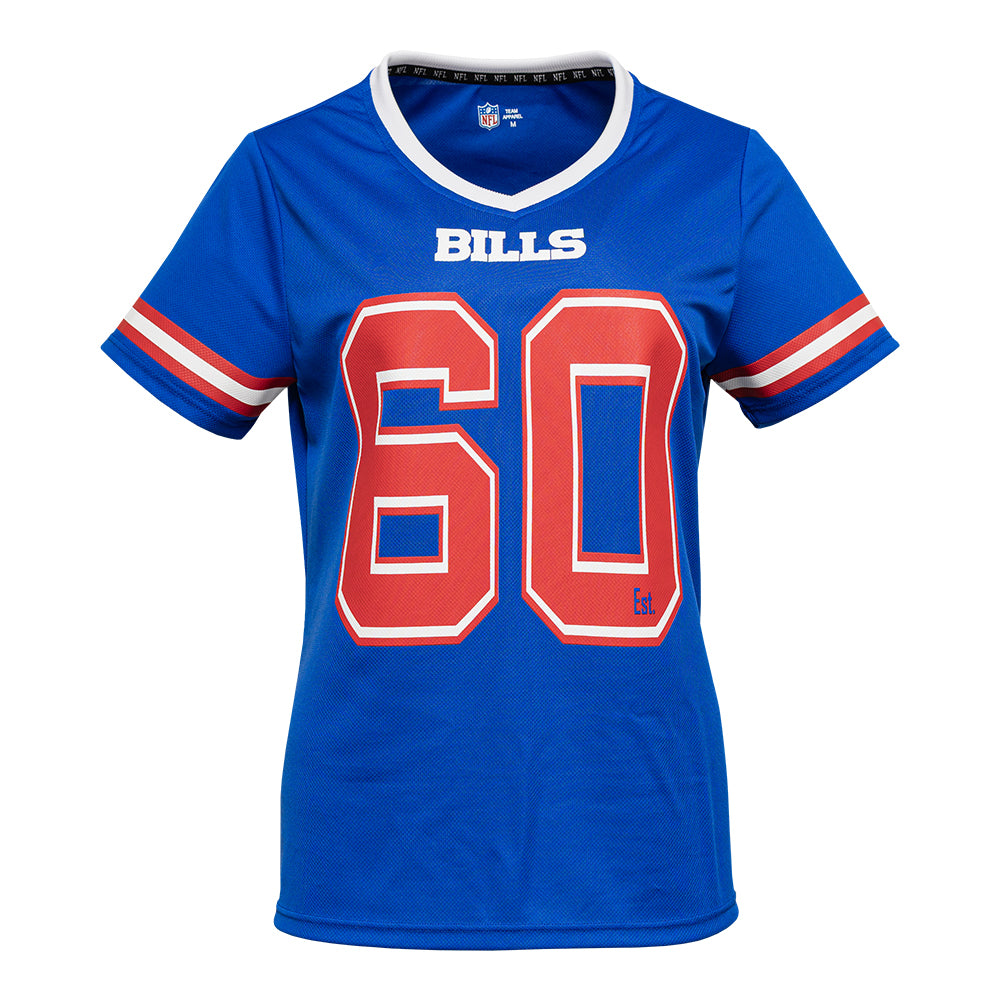 Playera Oficial Buffalo Bills para Mujer azul rey