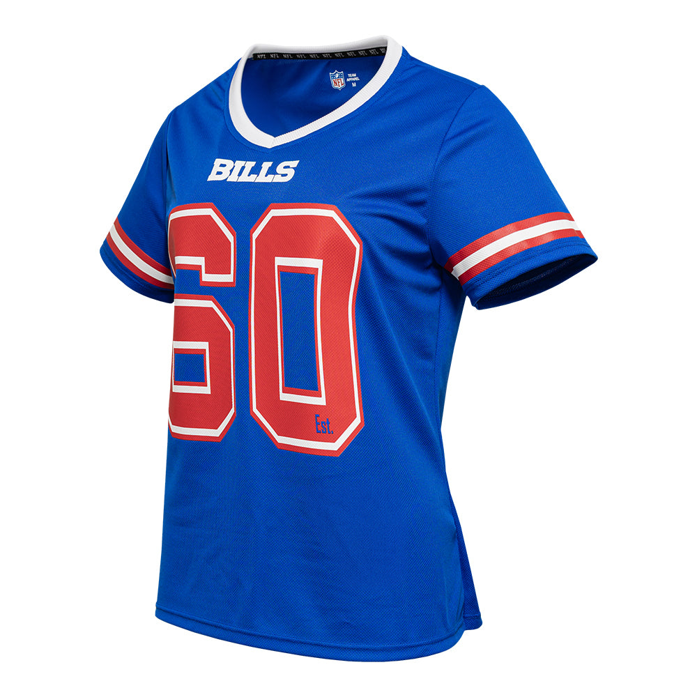 Playera Oficial Buffalo Bills para Mujer azul rey
