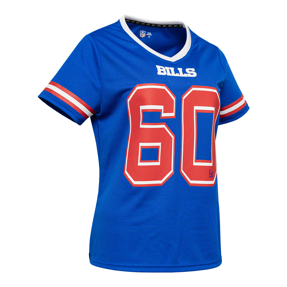 Playera Oficial Buffalo Bills para Mujer azul rey