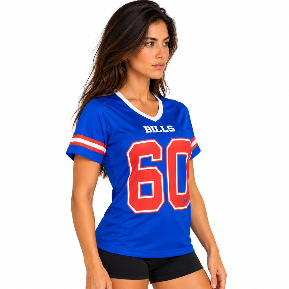 Playera Oficial Buffalo Bills para Mujer azul rey