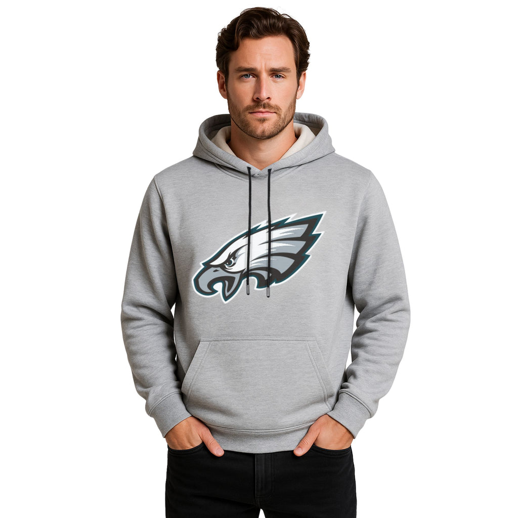 NFL Sudadera Hoodie Philadelphia Eagles Gris para Hombre