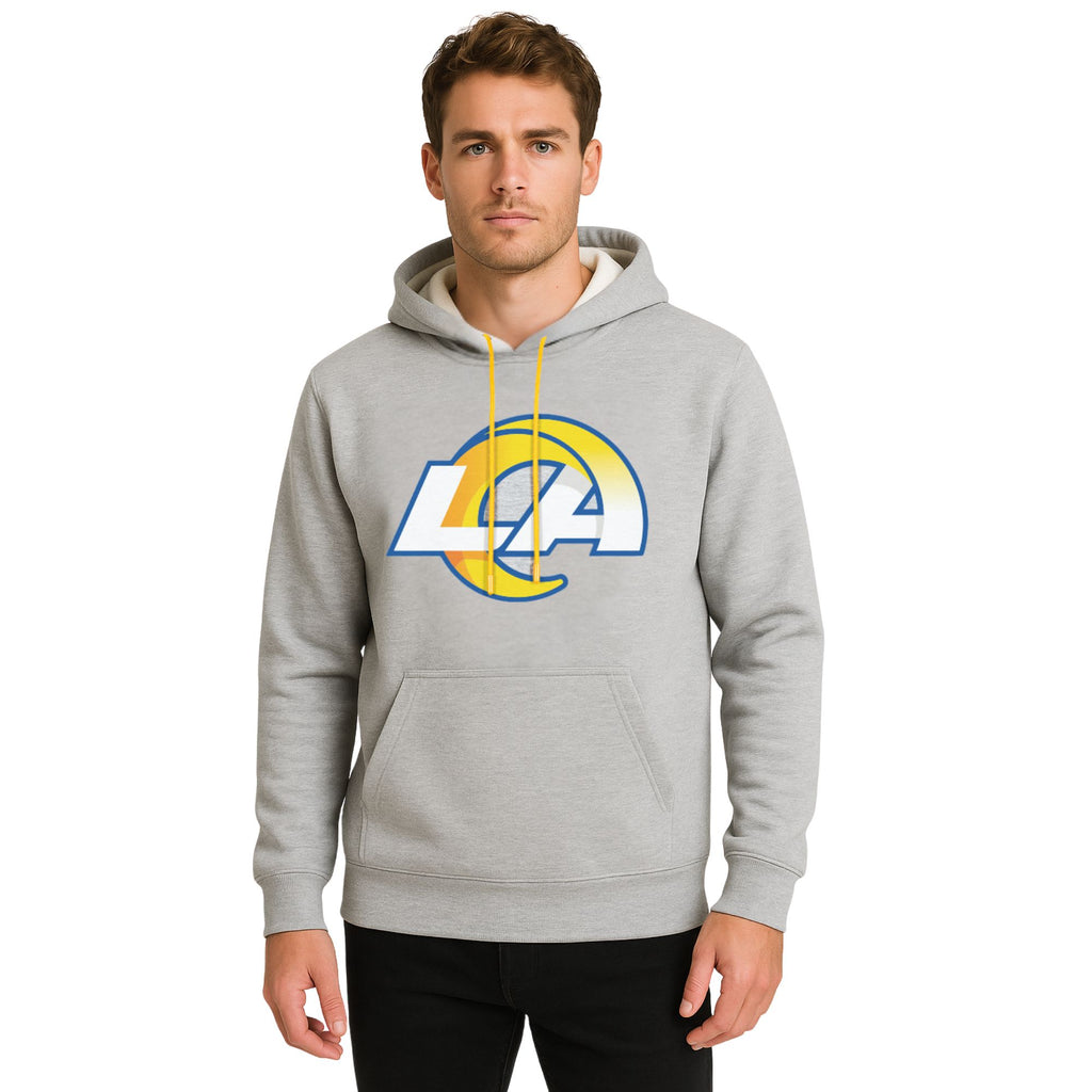 NFL Sudadera Hoodie Los Angeles Rams Gris para Hombre