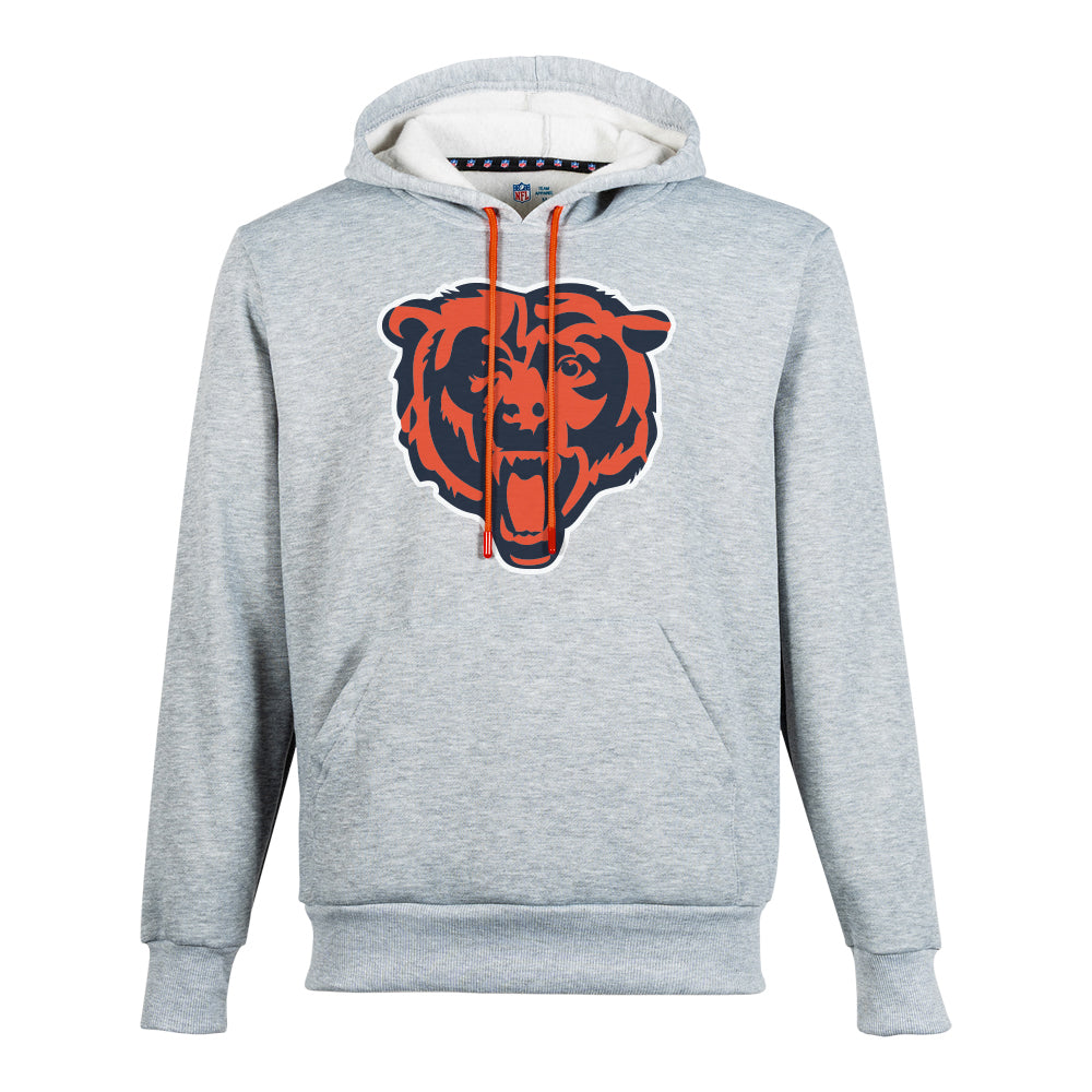 NFL Sudadera Hoodie Chicago Bears Gris para Hombre