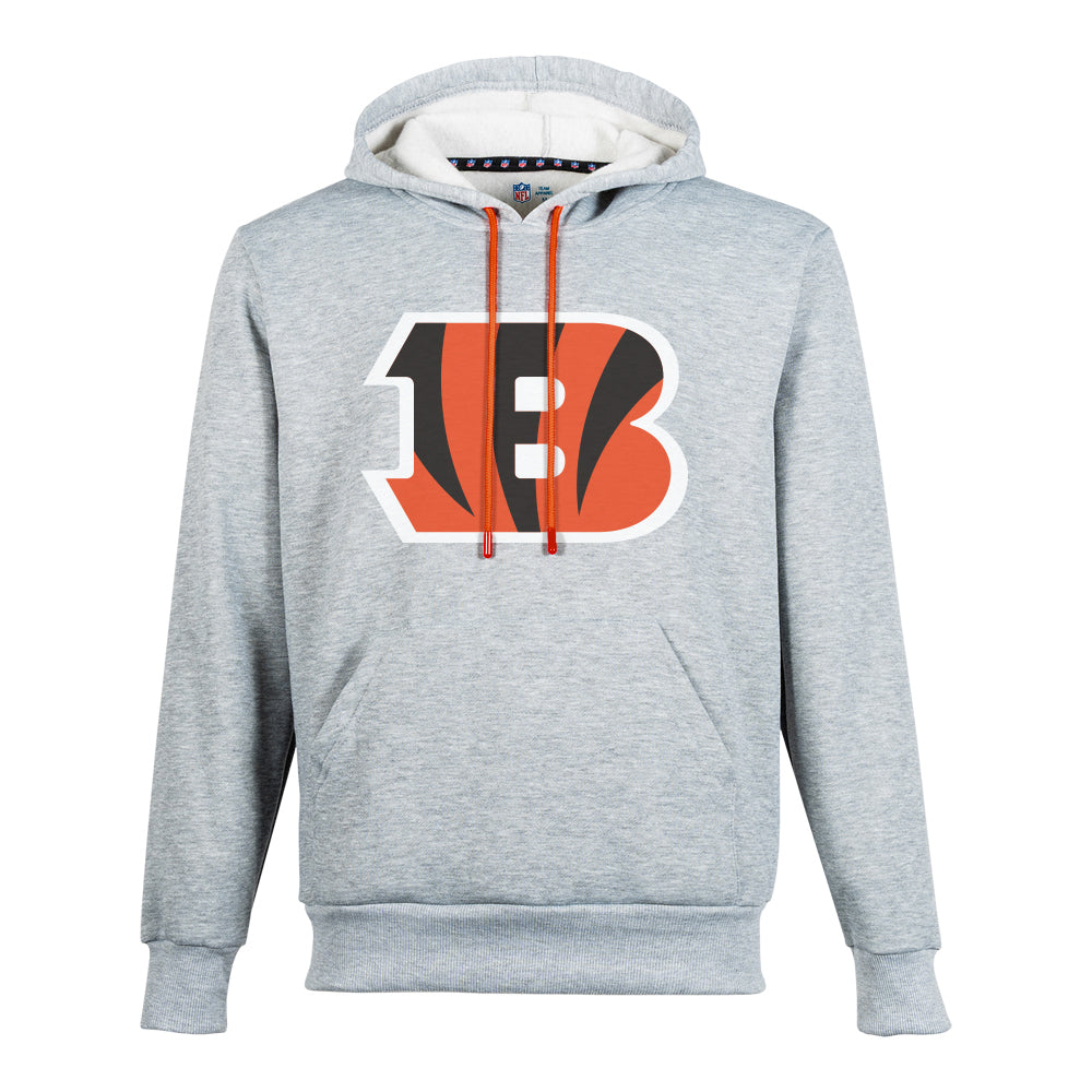 NFL Sudadera Hoodie Cincinnati Bengals Gris para Hombre