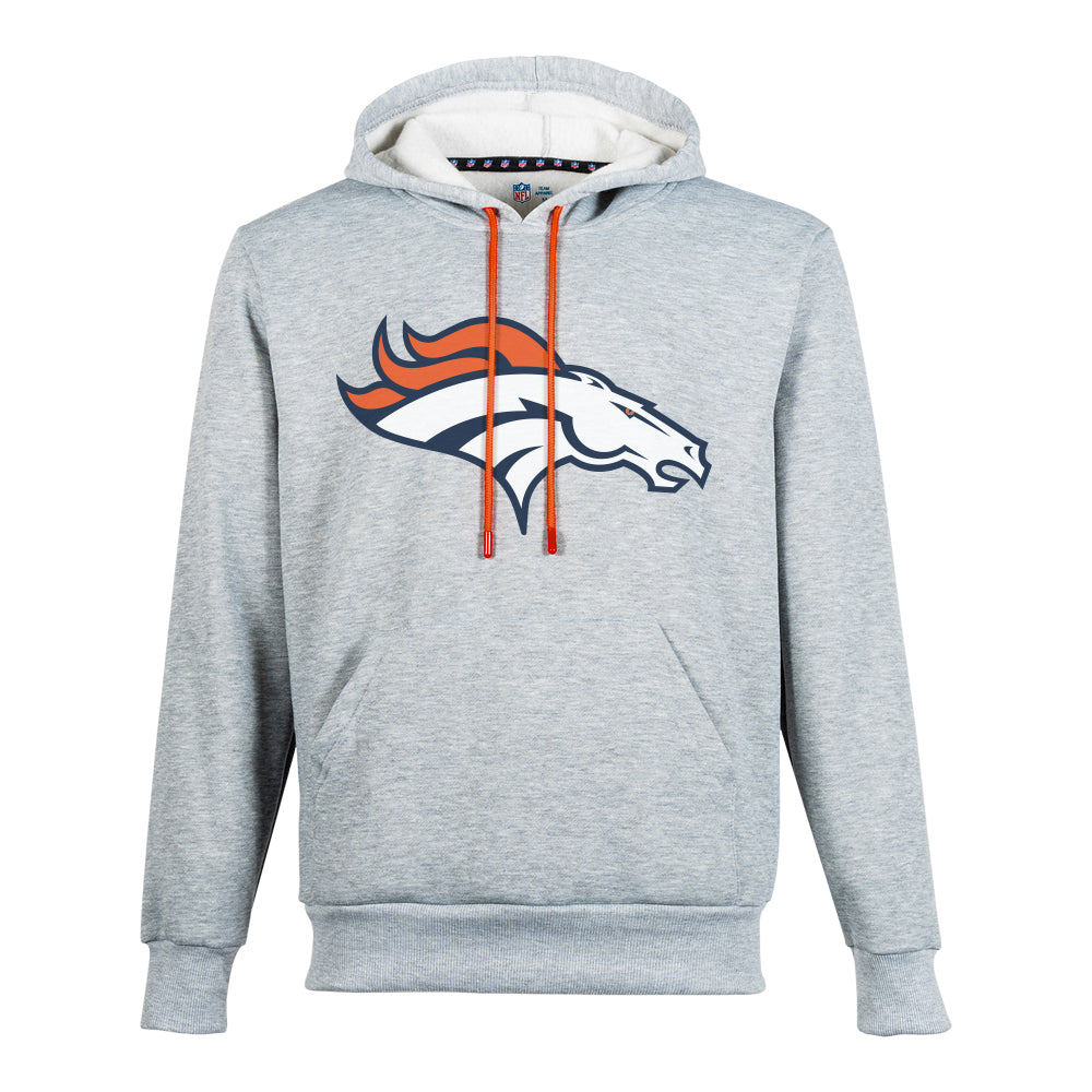 NFL Sudadera Hoodie Denver Broncos Gris para Hombre