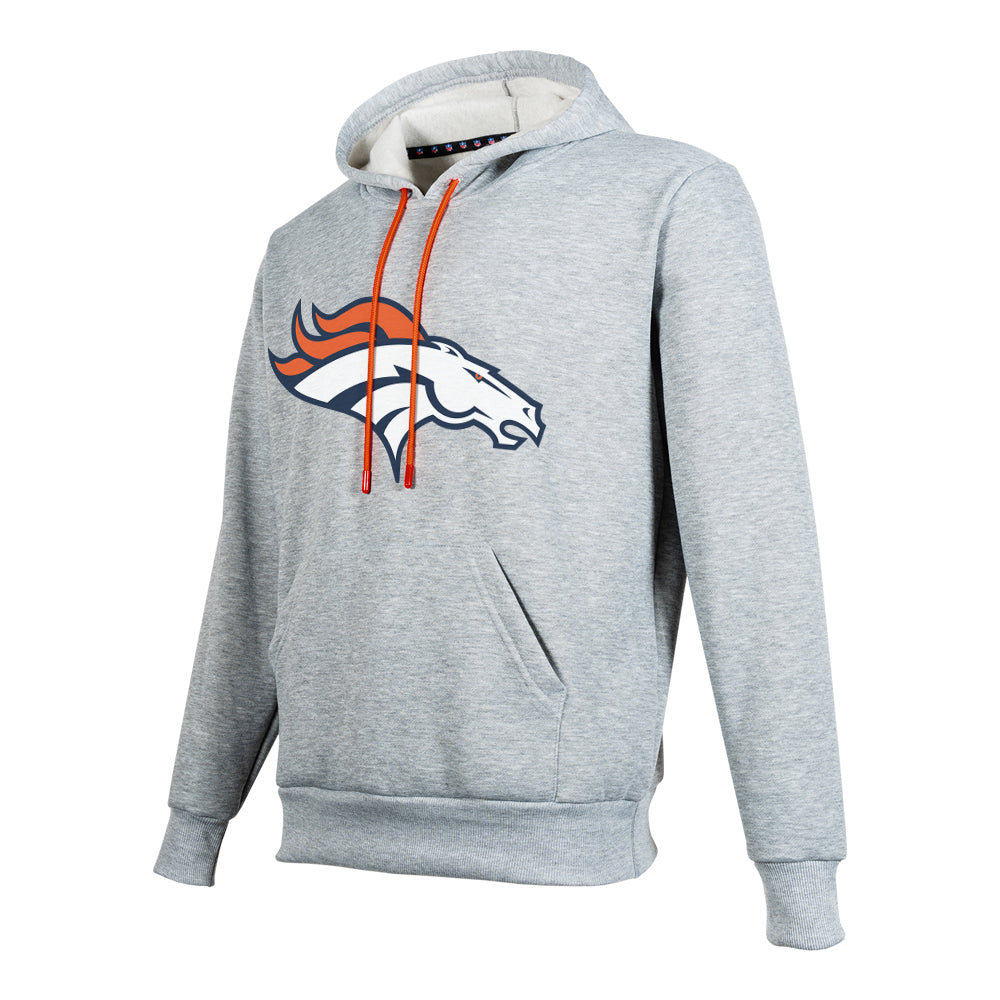 NFL Sudadera Hoodie Denver Broncos Gris para Hombre
