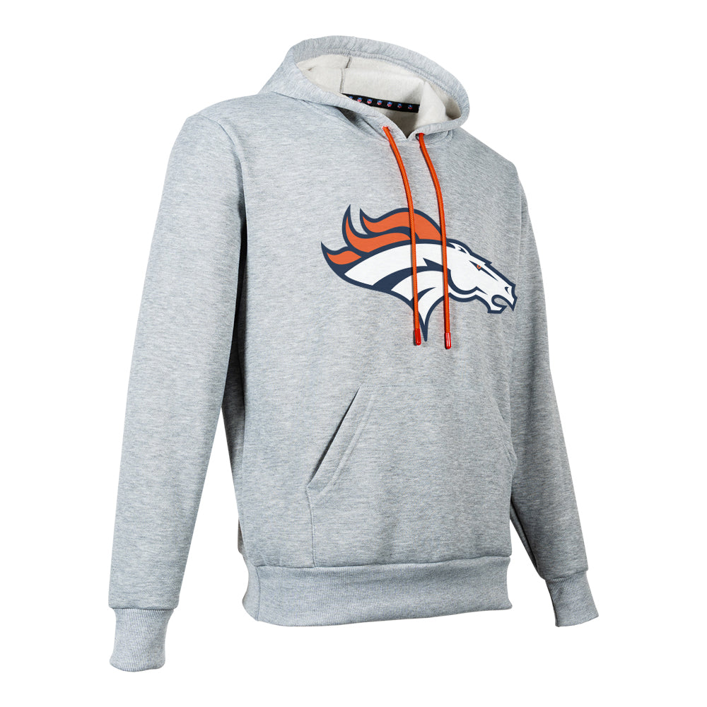NFL Sudadera Hoodie Denver Broncos Gris para Hombre