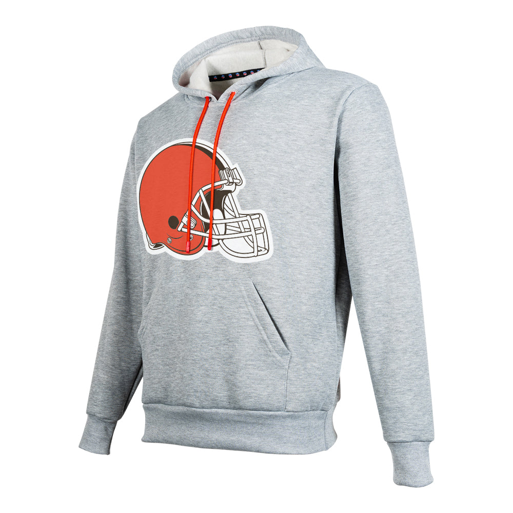 NFL Sudadera Hoodie Cleveland Browns Gris para Hombre