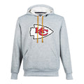 NFL Sudadera Hoodie Kansas City Chiefs Gris para Hombre