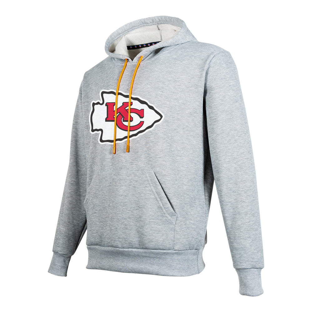 NFL Sudadera Hoodie Kansas City Chiefs Gris para Hombre