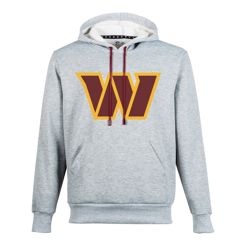 NFL Sudadera Hoodie Washington Commanders Gris para Hombre
