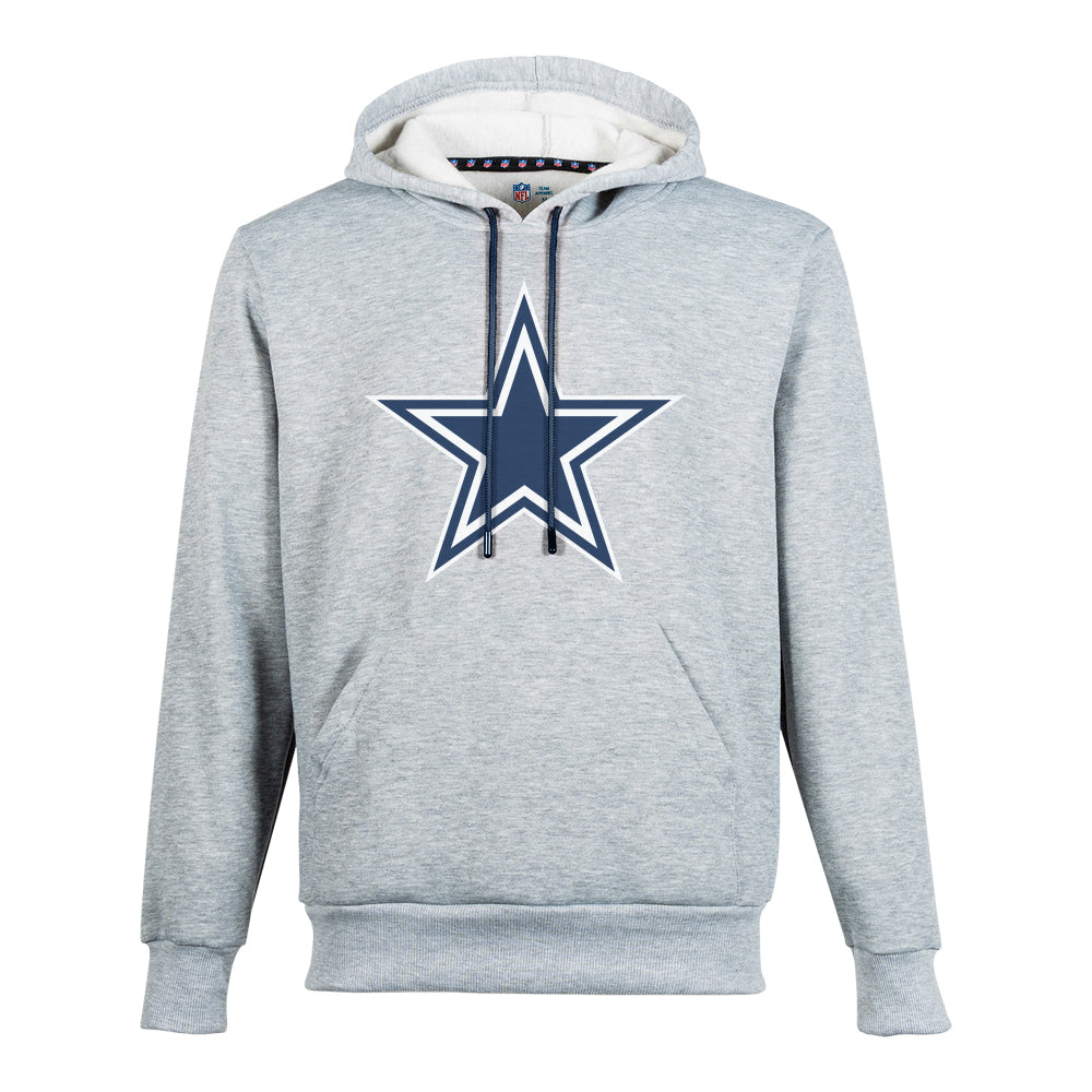 NFL Sudadera Hoodie Dallas Cowboys Gris para Hombre