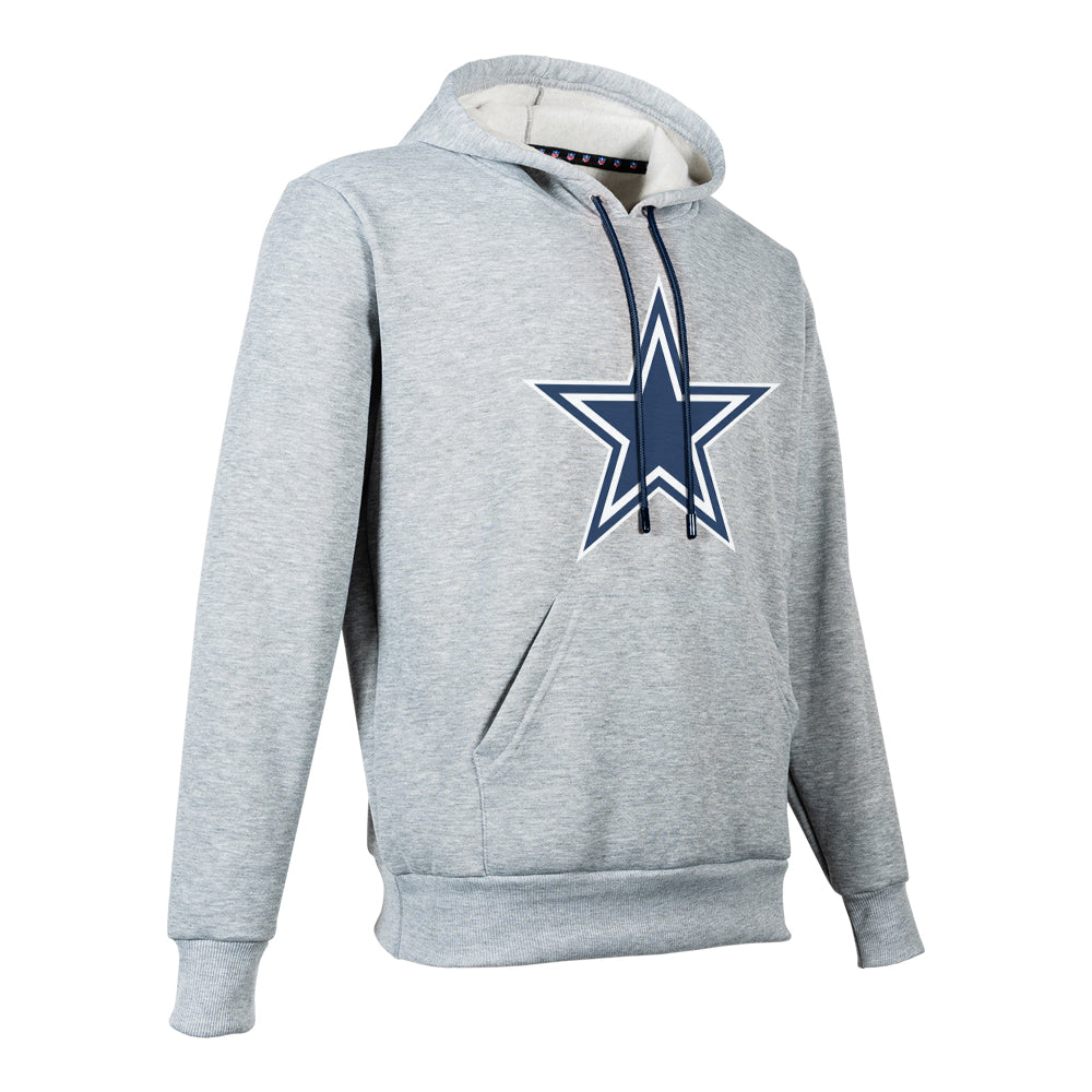 NFL Sudadera Hoodie Dallas Cowboys Gris para Hombre