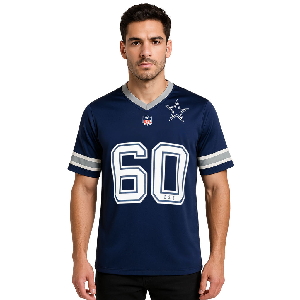 NFL Playera Oficial Dallas Cowboys Azul Marino de Hombre